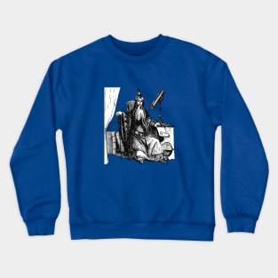 Poetic Predictor Of The Future By Magical Means Cut Out Crewneck Sweatshirt